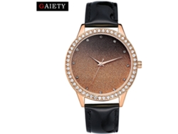 Relógio De Pulso Feminino De Quartzo Com Strass Em Forma De Oito Pulseira Fashion Branco