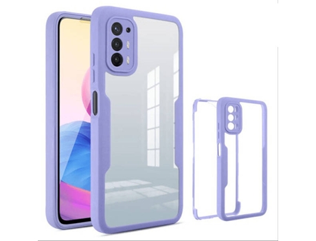 Carcasa Oppo A94 5G G4M 360° Protección Frente y Verso Morado