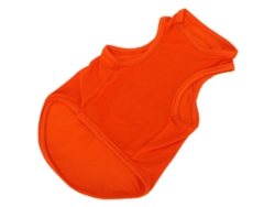 Camiseta Para Perros Con Pedrería, Suave, Transpirable, Para Perros Y Gatos, Naranja, Talla L