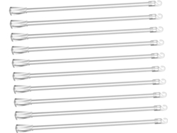 Juego de 10 barras de control transparentes para persianas verticales, fabricadas en plástico PP, accesorios de repuesto para Slowmoose