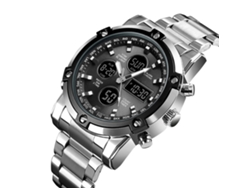 Reloj Deportivo De Acero Inoxidable Para Hombre Resistente Al Agua