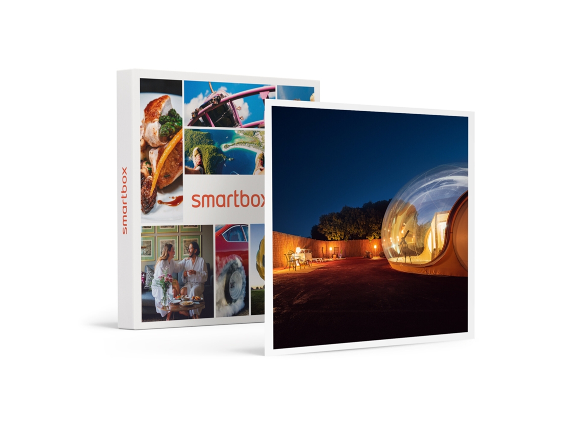Caja Regalo SMARTBOX Hotel burbuja Zielo Las Beatas: 1 noche con desayuno y cena romántica en tinaja