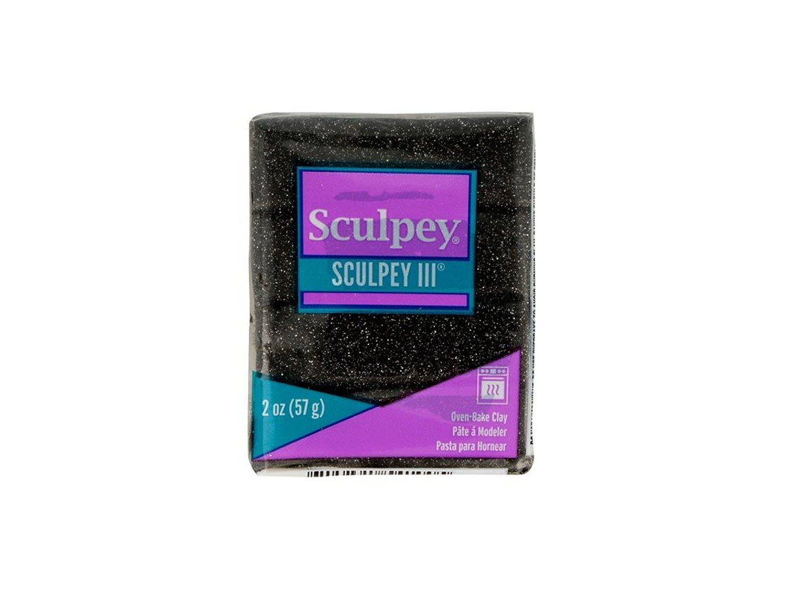 Arcilla polimérica Sculpey 57 g - brillo negro