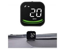 2026-velocímetro Digital Universal Para Vehículos Pantalla Lcd Hd 2.2 Pulgadas Búho Usb Compass Modo Automático/manual