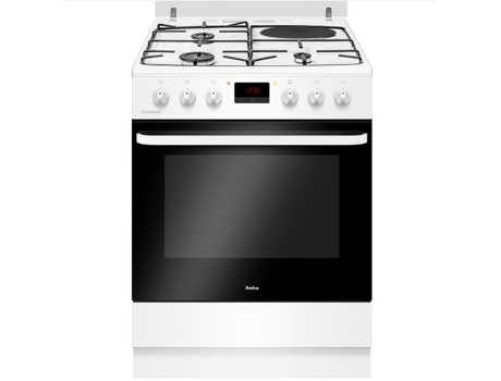 Cocina AMICA ACM7035VB (77 L - Gas y Foco Eléctrico - Blanco)
