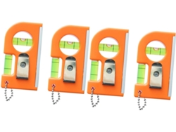 Conjunto De 4 Ferramentas Portáteis De Nivelamento Magnético Com Bolhas Para Instalação.
