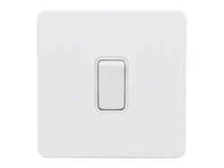Placa De Interruptor De Botón De Acero Inoxidable Color Blanco Puro Hogar Ac250v