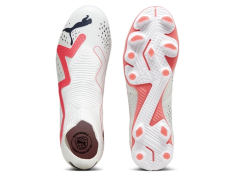 Botas de fútbol Unisex para Fútbol PUMA Future Match Ll Fg Blanco (45)