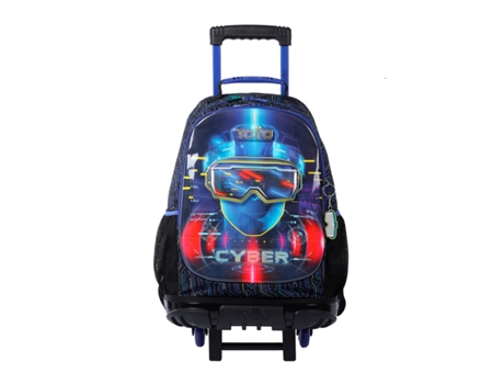 Mochila Infantil Con Ruedas Grande Mettaverse