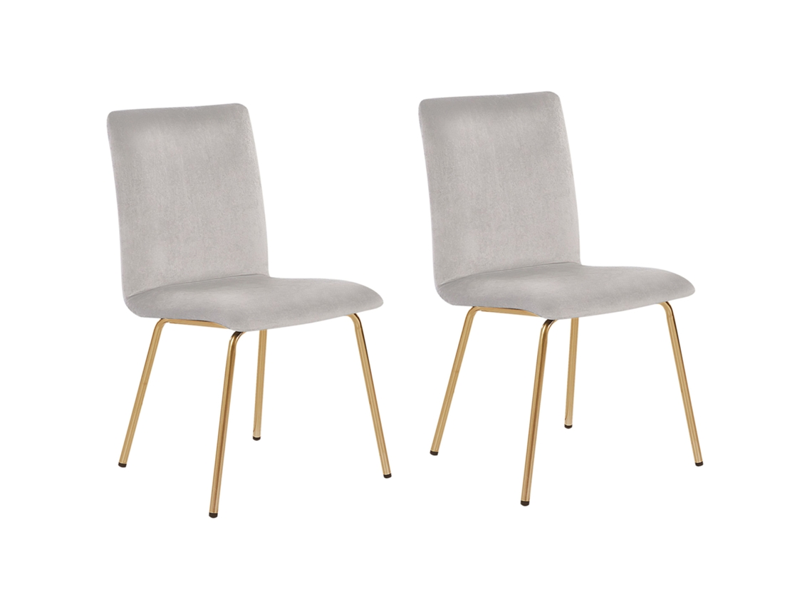 Elegância e modernidade: RUBIO BELIANI Rubio de Veludo Cinzento 47x41x80