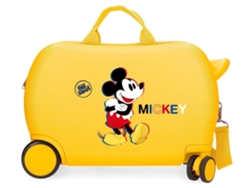 Disney Maleta Correpasillos Abs Rígida Mickey 3d Amarillo