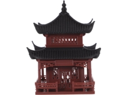 El Pabellón Chino Ounona Es Una Versátil Decoración Paisajística Hecha De Miniaturas De Plástico En Un Estilo Elegante