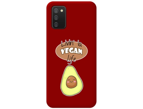 Carcasa Samsung Galaxy A02s TUMUNDOSMARTPHONE Silicona Líquida Dibujos Rojo