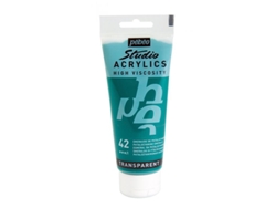 Tinta Acrílica PÉBÉO (Transparente - Verde Esmeralda - 100ml)