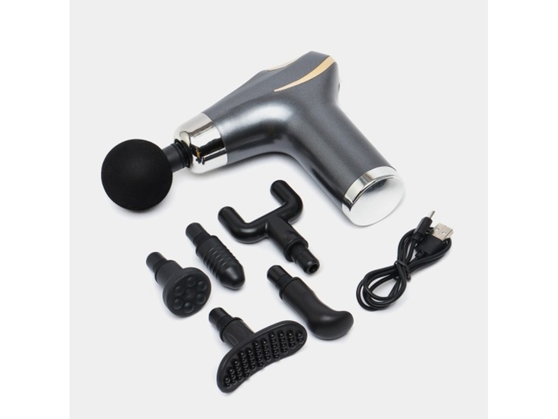 Mini masajeador muscular T Compact de 6 cabezales