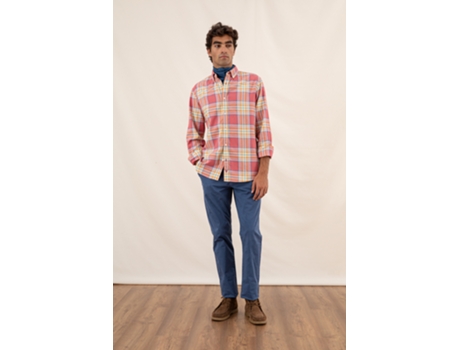 Pantalones de Hombre THROTTLEMAN Chino Azul (46)