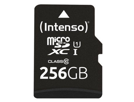 Tarjeta de memoria INTENSO Intenso Microsd 256Gb Uhs-I Perf Cl10 Rendimiento Clase 10