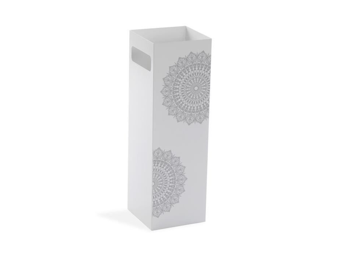 Soporte Para Paraguas Versa New Mandala Metal Blanco 49 X 15,5 X 15,5 Cm