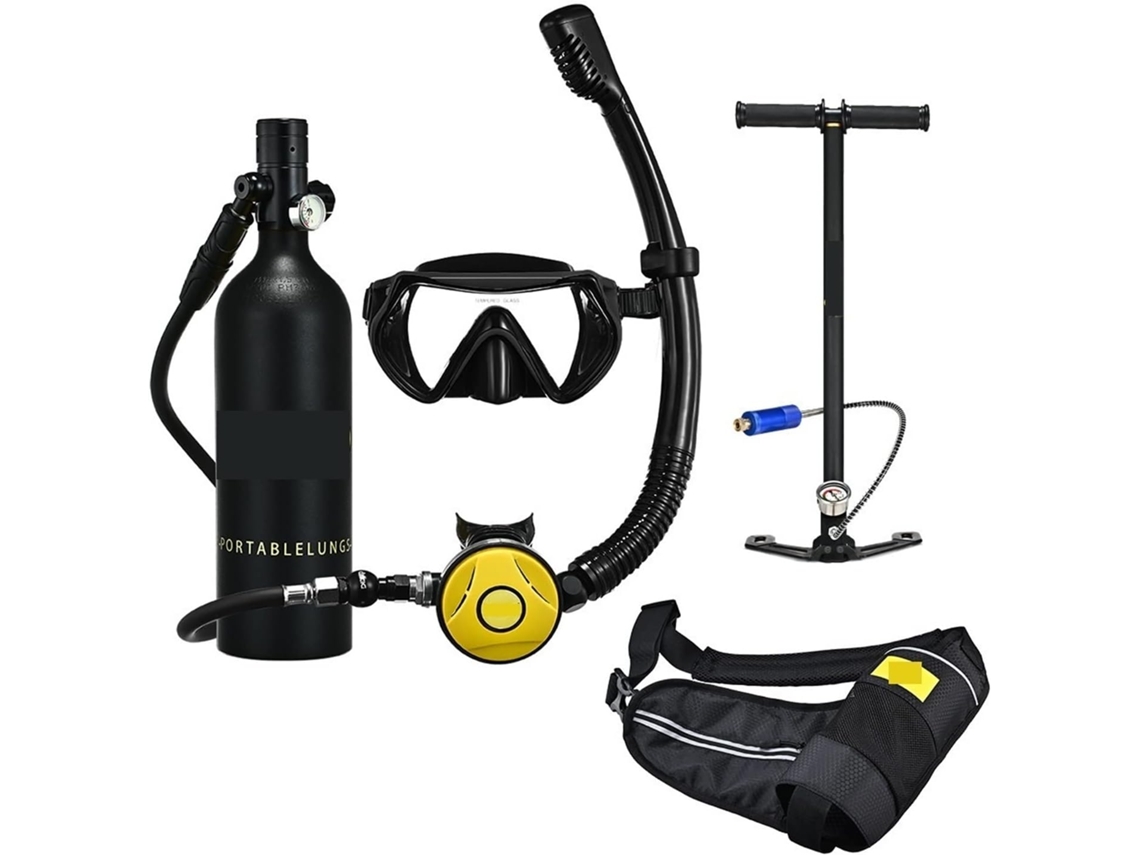 Mini Botella De Buceo, Tubo De Snorkel, Rebreather, Equipo Portátil De Apnea