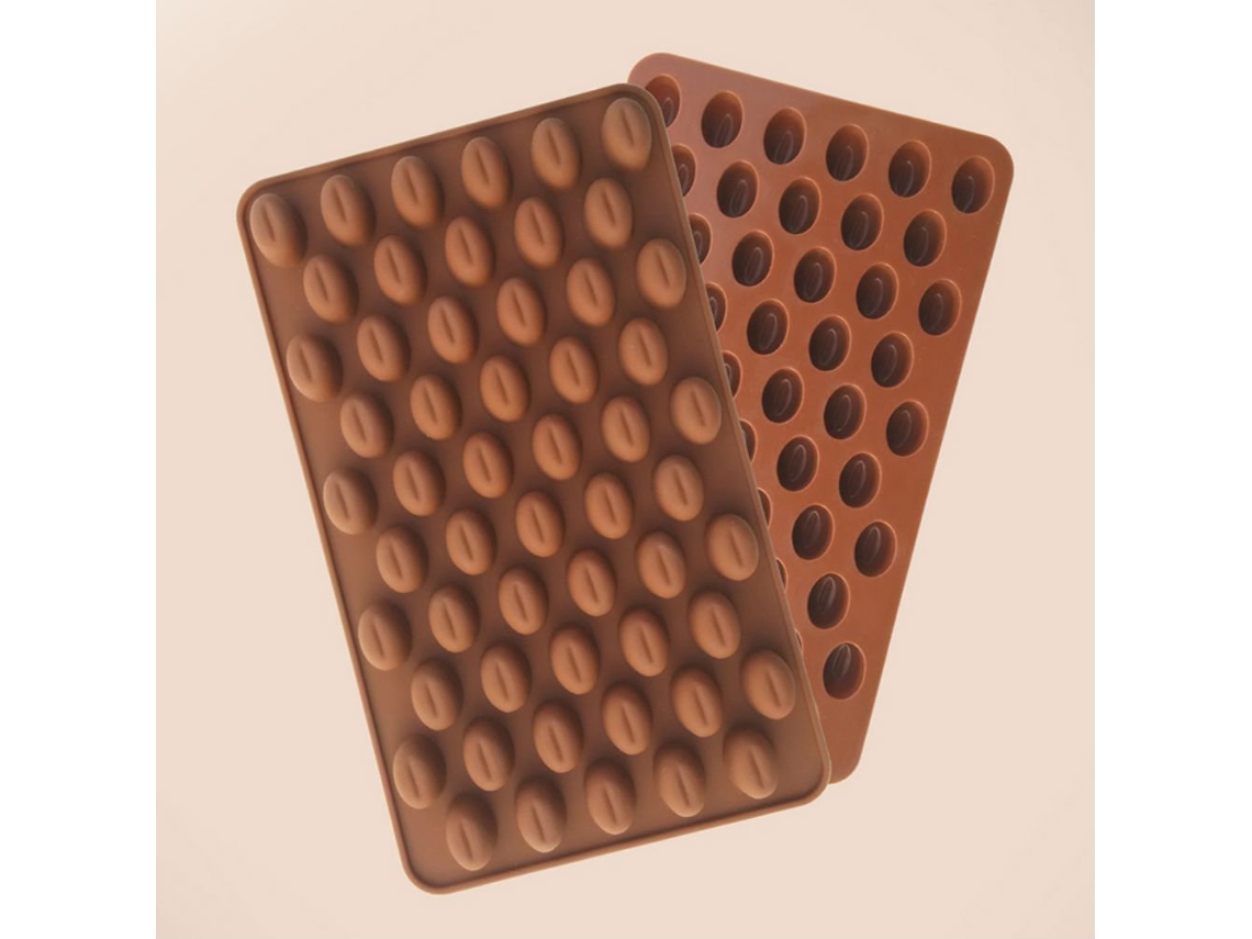 Juego JEIIBRZUI de 2 moldes de silicona para chocolate en forma de gota