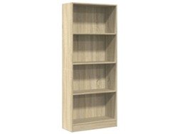 Maison Exclusive - Estantería De Madera De Ingeniería Roble Sonoma 60x24x143 Cm