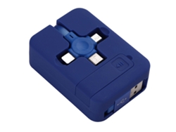 Soporte Para Teléfono, Retráctil, Cable De Datos 3 En 1