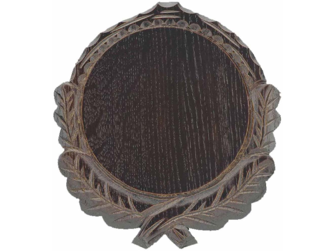 Escudo Entalhado Troféu Javali Castanho 14 Cmeurohunt