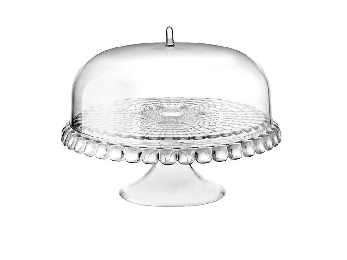 Plato para Tarta con Pie y Campana Transparente Ã36Cm - Tiffany GUZZINI