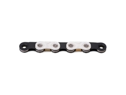 Kmc | Cadena X-flat Waxed 12-13v 126 Eslabones -plata Negro Compatible Con Transmisión Sram Axs