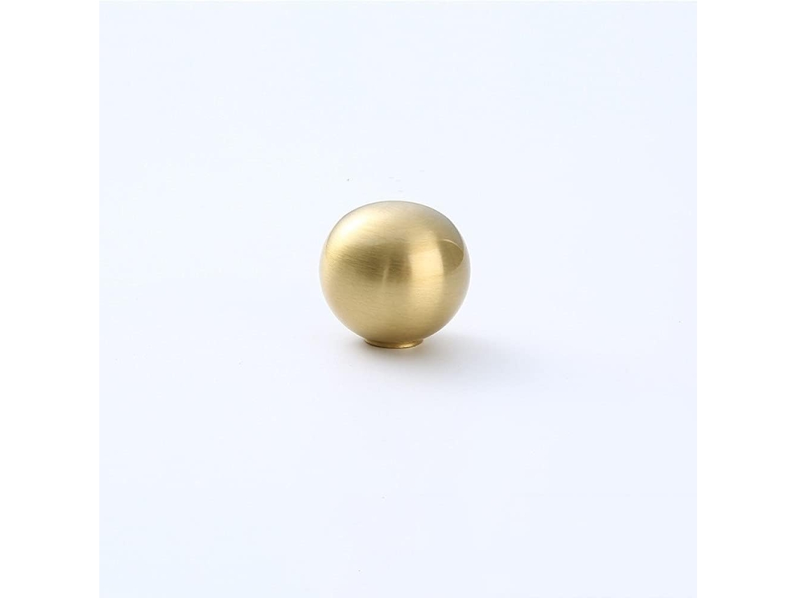 Tirador De Cajón De Mueble De Latón Macizo Con Cabeza Esférica, Modelo 2019.