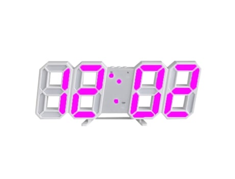 Despertador electrónico digital del regalo del reloj de pared LED del despertador digital inteligente 3d