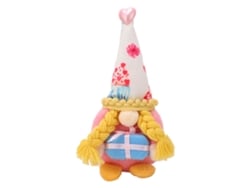 Adorable Peluche De Gnomo, Decorativo, Suave, Regalo De Cumpleaños, Peinado, 10x8x27cm