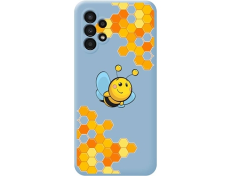 Carcasa para Samsung Galaxy A13 4G TUMUNDOSMARTPHONE Silicona Líquida Dibujos Azul