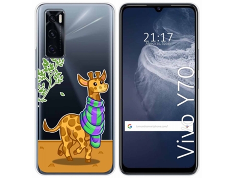 Carcasa Vivo Y70 TUMUNDOSMARTPHONE Dibujos Transparente Multicolor