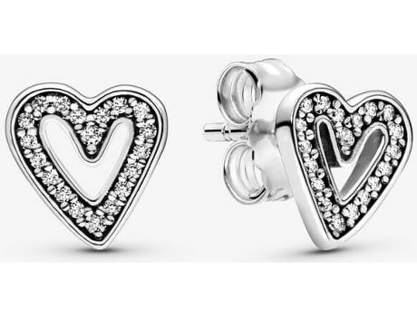 Pendientes PANDORA Corazón (Plata - Plateado - Talla Única)