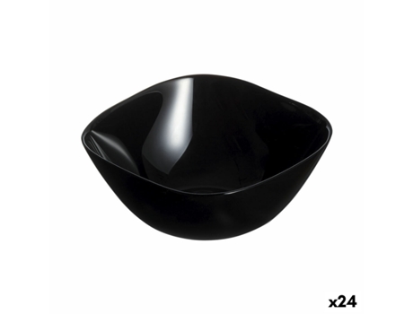 Bol Luminarc Multiusos Negro Vidrio (Ø 14 cm) (24 Unidades)