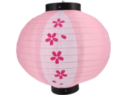 Linterna Japonesa Redonda Con Flores De Cerezo, Decoración Colgante Para Fiestas En Interiores O