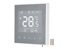 2026 Store-termostato Digital Con Pantalla Lcd Táctil Controlador Inteligente De Temperatura Para Aire Acondicionado Hogar Hotel Ac220v Blanco