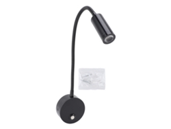Yncm2026-luz De Lectura Dimmable Para Rv Con Puerto Usb, 3 Temperaturas De Color, Cuello Flexible, 10‑30v, Negro