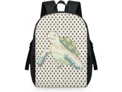 Mochila Tropicallife Estampado Tortuga Marina Lunares Para Niños Niñas Hombres Mujeres Mochila Escolar Info
