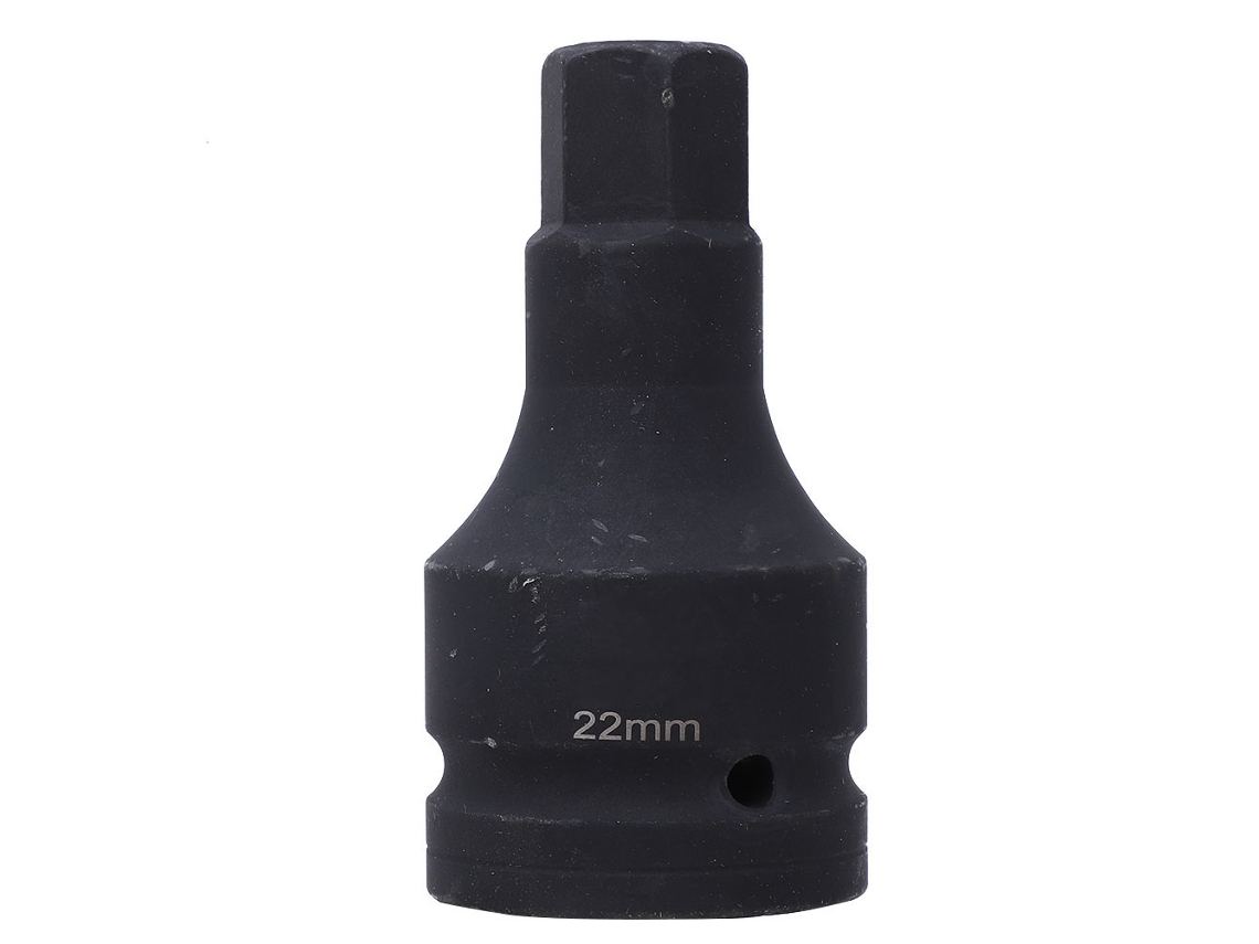 Chave De Impacto De Ar 1 Polegada. Soquete Bit Hexagonal Longo H22 Aço Cromo-molibdênio Anti-explosivo Acessório Ferramenta Manual