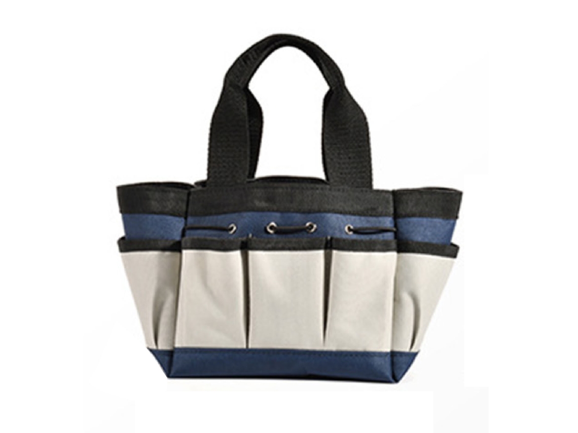 Bolsa De Jardinería Reutilizable De Lona Oxford Con Gran Capacidad Para Herramientas - Azul