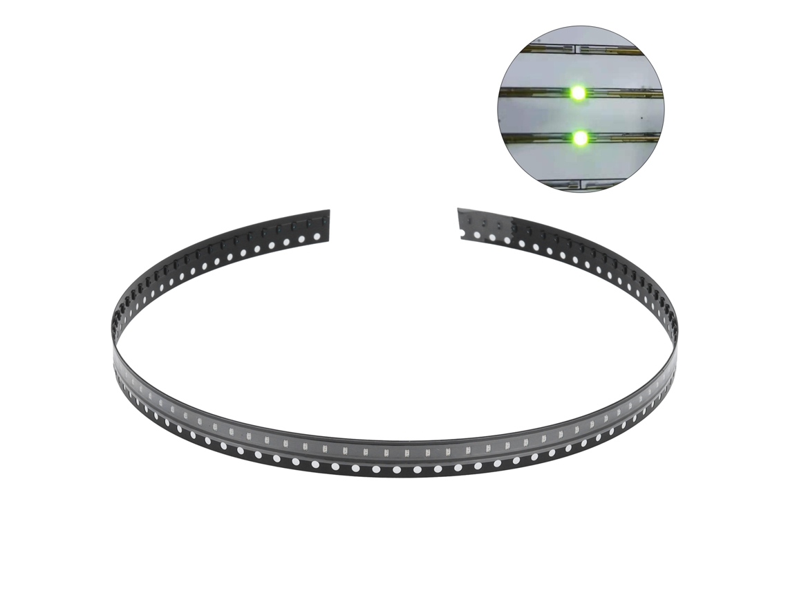 100 Diodos Led Smd Pequeños De Bajo Voltaje Y Alta Resistencia Para Pcb Diy (amarillo-verde)