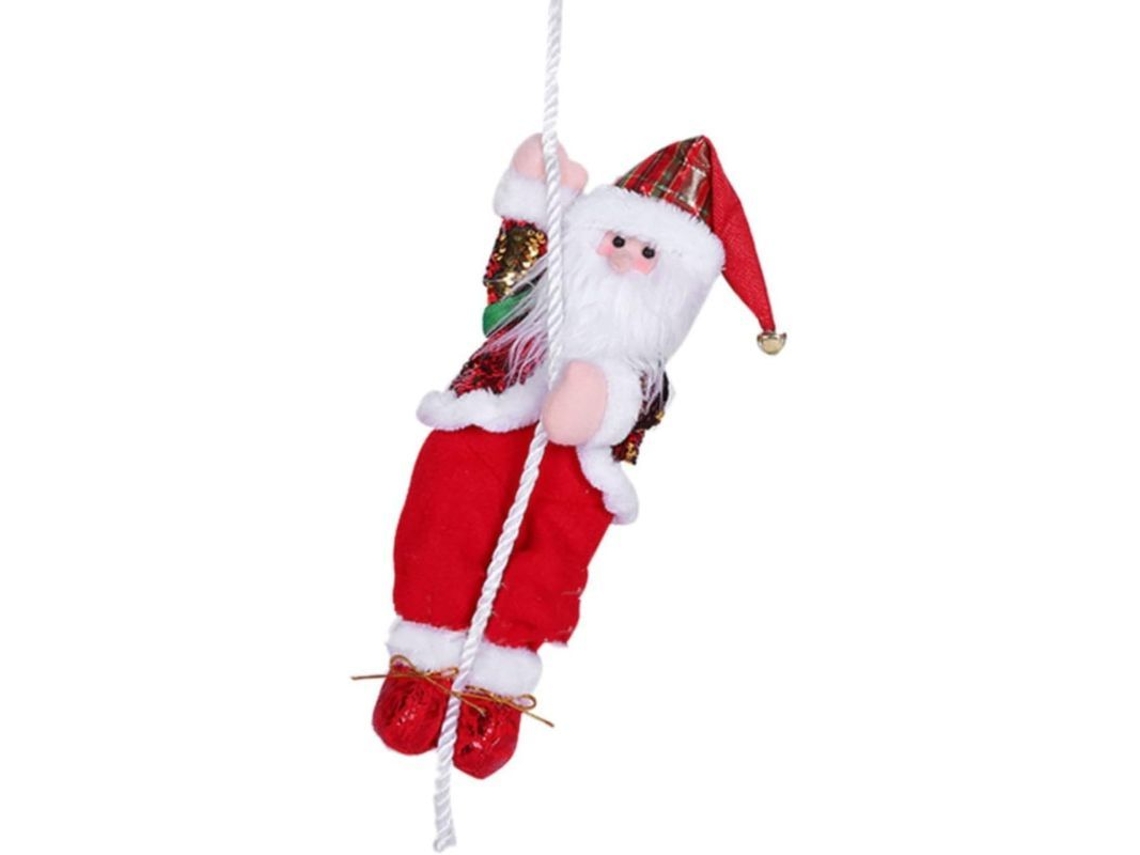 2026-adorno De Papá Noel Para Navidad Decoración De Árbol Colgante Plástico Polyester