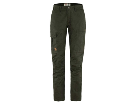 Calça FJÄLLRÄVEN Calça Karla Pro Curved Verde 42 Mulher