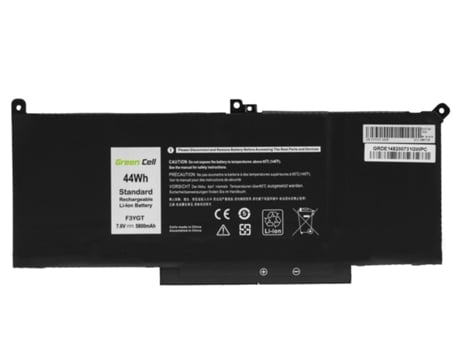 Batería Green Cell F3Ygt para Dell Latitude 7280 7290 7380 7390 7480 7490