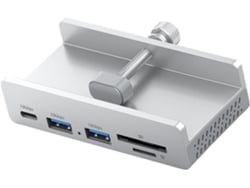 Concentrador Usb-c Versátil De 7 Puertos Con Pantalla Nítida Y Salida De 60 Hz.