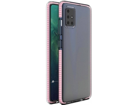 Carcasa Xiaomi Redmi Note 9 Pro LMOBILE Spring Transparente - Rosa