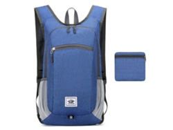 Mochila unisex de senderismo, transpirable y plegable, para hombres y mujeres. Ideal para viajes al aire libre y uso casual. Color: Zafiro.