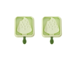 MEOIRUERY 2pcs Moldes para Helado de Fresa Piña y Sandía Moldes para Helado Casero DIY